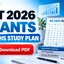 CAT Quant 2 Month Study Plan for 99+ Percentile in CAT 2026