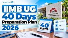 IIMB UG 40 Days Preparation Plan 2026, Section-wise Strategy