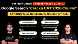 Cracku CAT 2026 Tejas Batch, Start Date, Schedule, Features