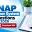 SNAP Number System Questions PDF 2026 with Video Solutions