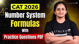 CAT Number System Formulas with Practice Questions PDF