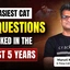 Easiest CAT VA Questions Asked in the Last 5 Years, Check Now