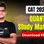 CAT Quant Study Material 2025, Practice Questions, Mock Tests