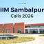 IIM Sambalpur Calls 2026 OUT, Cutoff, Dates & PI Process