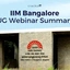 IIMB UG 2025 Webinar Summary, Syllabus, Fees, Placements