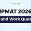 IPMAT Time and Work Questions 2026 with Video Solutions