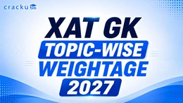 XAT GK Topic-Wise Weightage 2027, Previous Year Analysis