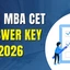 MAH MBA CET Answer key 2026, Release Date, Download Link