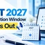 XAT 2027 Correction Window Dates OUT, Check Editable Fields