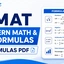CMAT Modern Math & DI Formulas PDF, Download Free