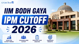 IIM Bodh Gaya IPM Cutoff 2026, Previous Year Cut Offs Analysis