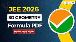 3D Geometry Formulas For JEE 2026, Download PDF Now