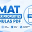 NMAT Number Properties Formulas PDF, Preparation Tips & Tricks