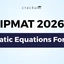 IPMAT Quadratic Equations Formulas 2026 PDF, Download Now