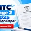 NMTC Stage 2 2025 Question Paper PDF, Download Now