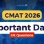 Top 25 Important Dates GK Questions PDF for CMAT 2026