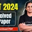 CAT 2024 Solved Paper PDF, Check Slot-wise Paper Analysis