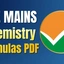JEE Mains Chemistry Formulas 2026, Download Topic-wise PDF