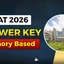 XAT Answer Key 2026, Download Memory Based Answers PDF