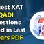 Easiest XAT QADI Questions PDF Asked in the Last 5 Years