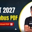 CAT 2027 Syllabus PDF, VARC, DILR, QA Weightage & Topics