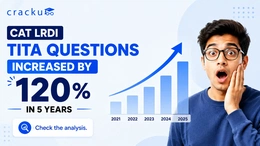 CAT LRDI TITA Questions Increased by 120% in 5 years