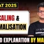 CAT ﻿Scaled Score and Normalisation Explained by Maruti Sir