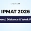 IPMAT Time, Speed, Distance and Work Formulas PDF