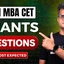 MAH MBA CET 2026 Quants Expected Questions, Download PDF