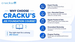 Why Choose Cracku's JEE Foundation Course? Check Now