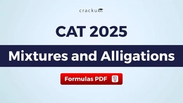 CAT Mixture and Alligations Formula PDF, Download Now