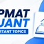 JIPMAT Quant Important Topics 2026, Topic-wise Weightage