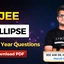 JEE Ellipse PYQs with Video Solutions, Download PDF