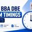 IIMB BBA DBE Exam Timings 2026, Reporting Time, Tips
