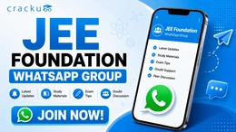 Cracku's JEE Foundation WhatsApp Group 2027, Join Now
