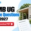 Free IIMB UG Sample Questions 2027, Download PDF Now