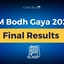 IIM Bodh Gaya Results 2025 OUT, Merit List, Waitlist Movement