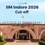 IIM Indore Cut off 2026, Category-wise Sectional Cut Off