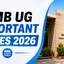IIMB UG Important Dates 2026, Registration, Admit Card, Result