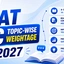 XAT RC Topic-Wise Weightage 2027, Previous Year Analysis