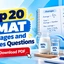 Top 20 NMAT 2026 Averages and Mixtures PDF, Download Now