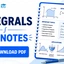 Integrals JEE Notes PDF, Formulas, Practice Questions
