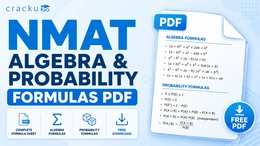 NMAT Algebra and Probability Formulas PDF, Download Free