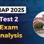 SNAP Test 2 Exam Analysis 2025, Good Attempts, Difficulty Level