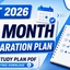 CAT 2026 3 Month Preparation Plan PDF for 99+ Percentile