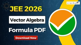 Vector Algebra Formulas For JEE 2026, Check & Download PDF