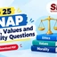 Top 25 SNAP Ethical Morality Questions PDF, Download Now