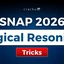 SNAP Logical Reasoning Tricks, Questions, Preparation Tips