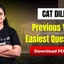 Easiest CAT DILR Questions Asked in the Last 5 Years