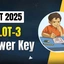 CAT 2025 Slot 3 Answer Key, Release Date, Download Link